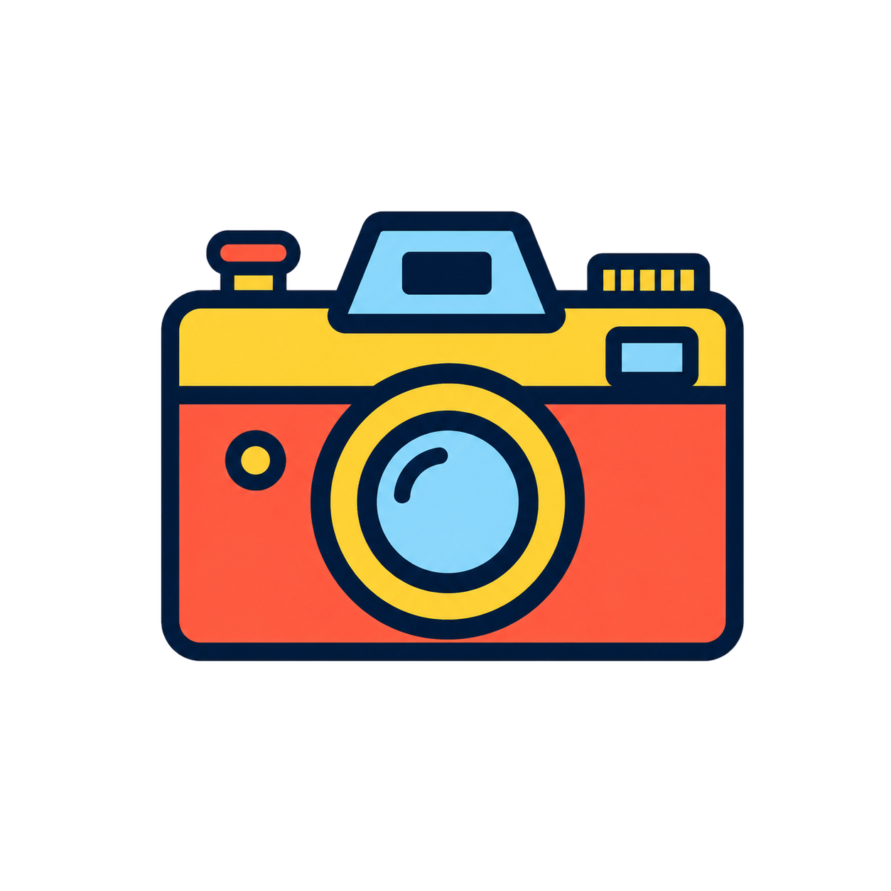 Old style camera icon