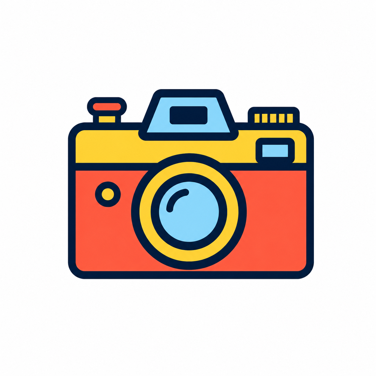 Old style camera icon